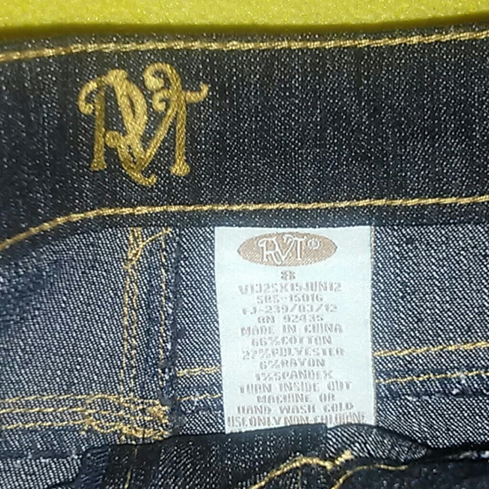 NWOT RVT Denim Jegging - Picture 3 of 4